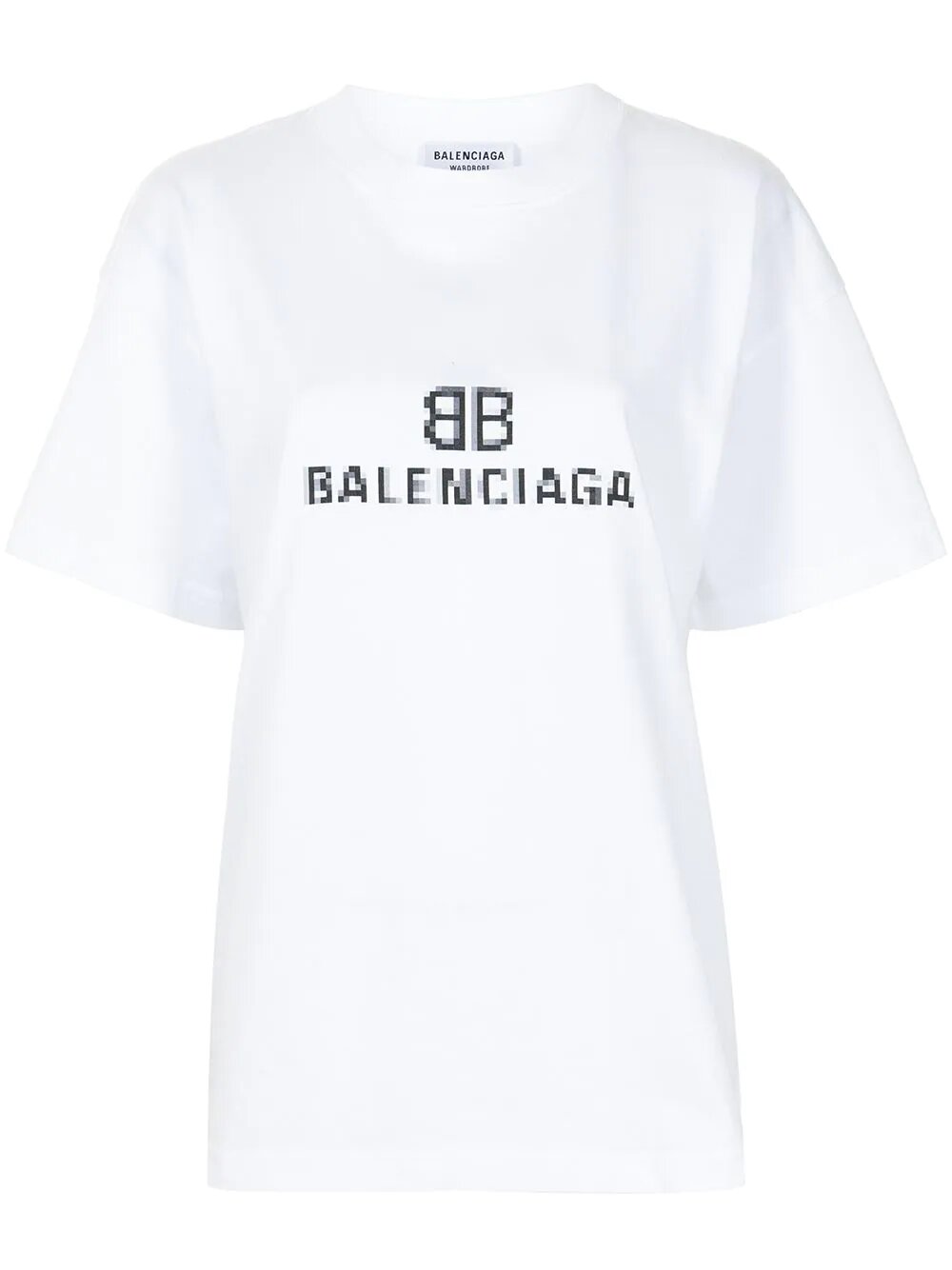 Balenciaga Overwear  TShirt Small Fit Small Logo in white 826591